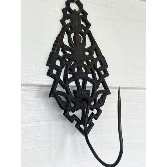 Antique Eastlake Cast Iron Wall hanging Paper Bill Receipt Spike - Picture 10 of 10